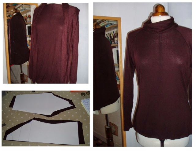 upcycle sweater, refashion sweater, sweater remade